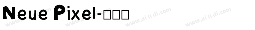 Neue Pixel字体转换